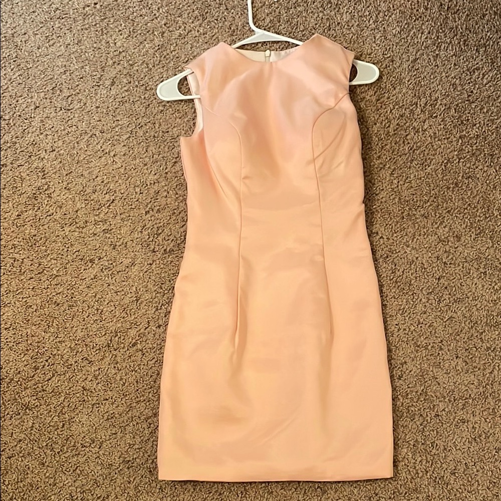 Elegant Pink Sleeveless Dress